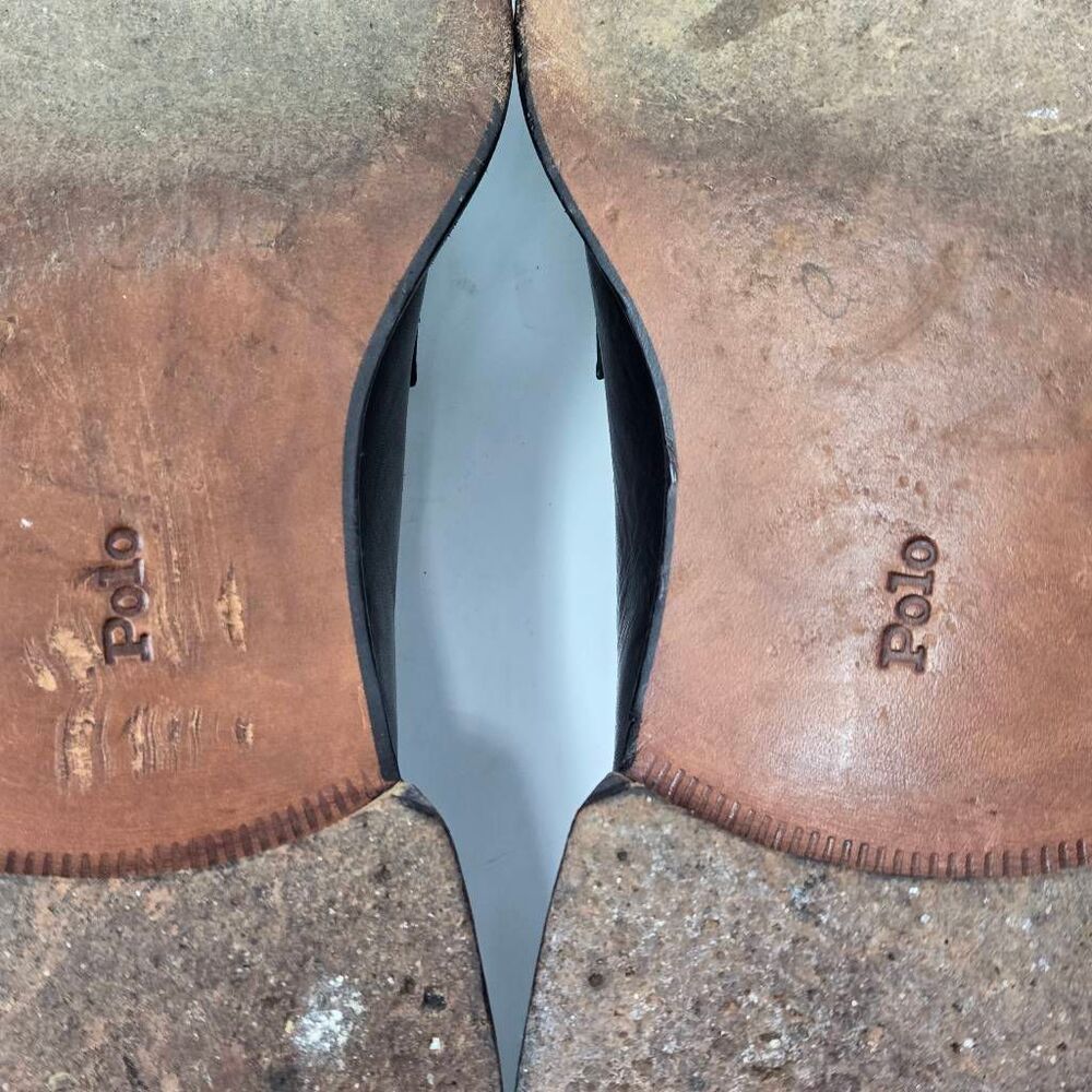POLO RALPH LAUREN BENCH MADE ITALY BLACK LEATHER TASSEL LOAFER MENS SIZE 8.5 D - Picture 10 of 10